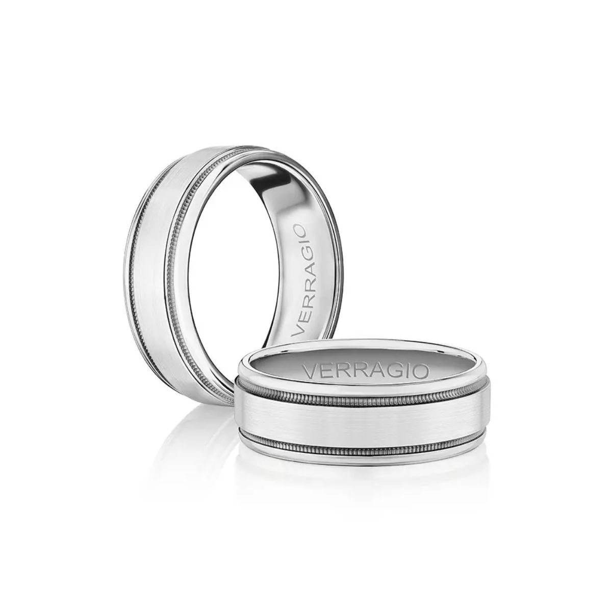 14K White Gold Wide Band Ring Harris Jeweler Troy, OH