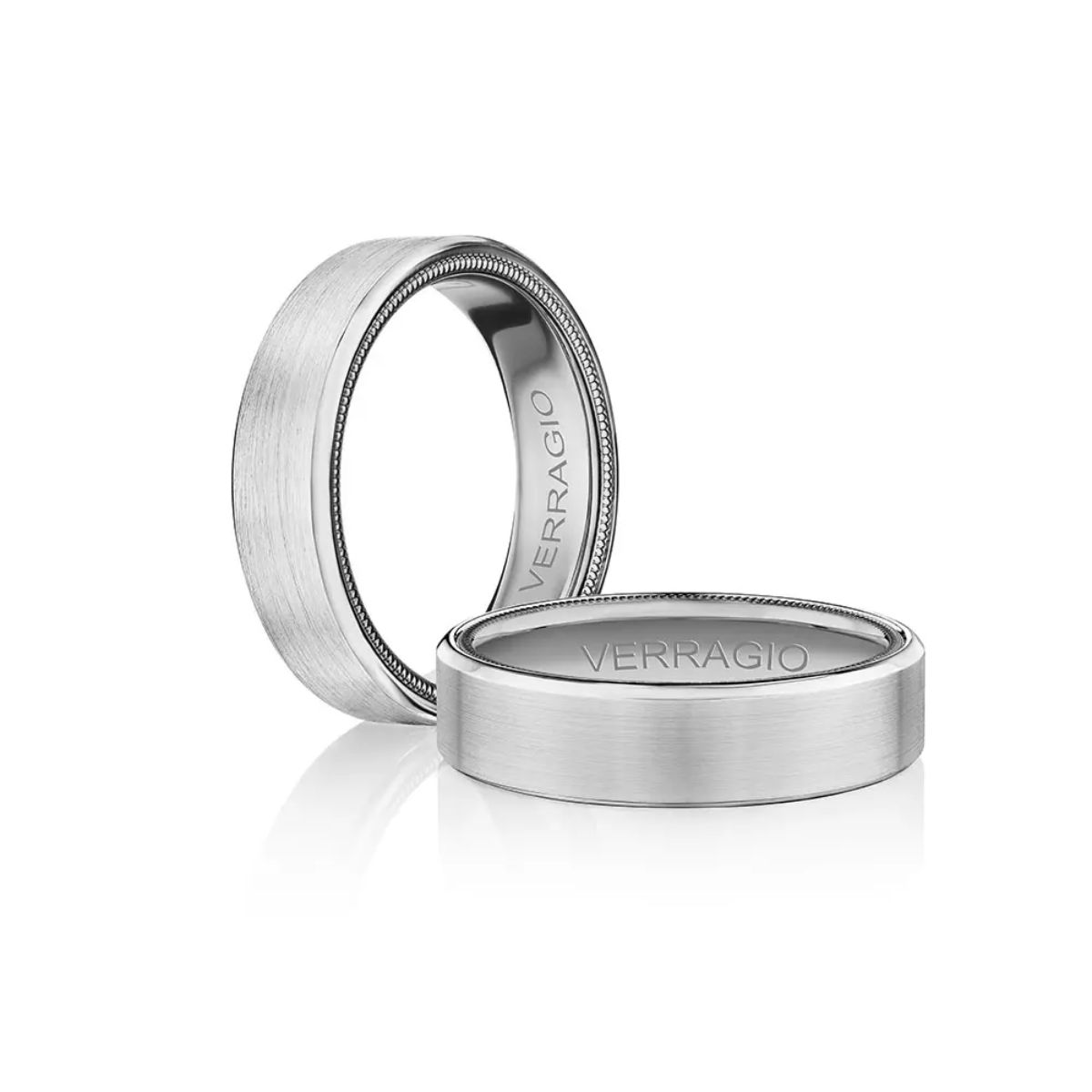 14K White Gold Band Ring Harris Jeweler Troy, OH
