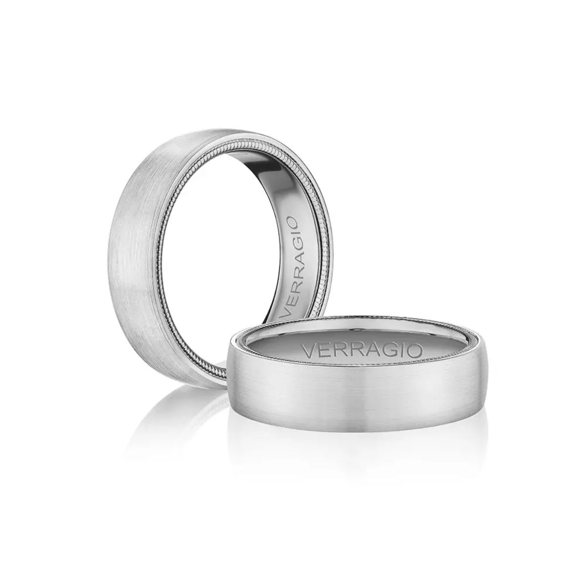 14K White Gold Band Ring Harris Jeweler Troy, OH