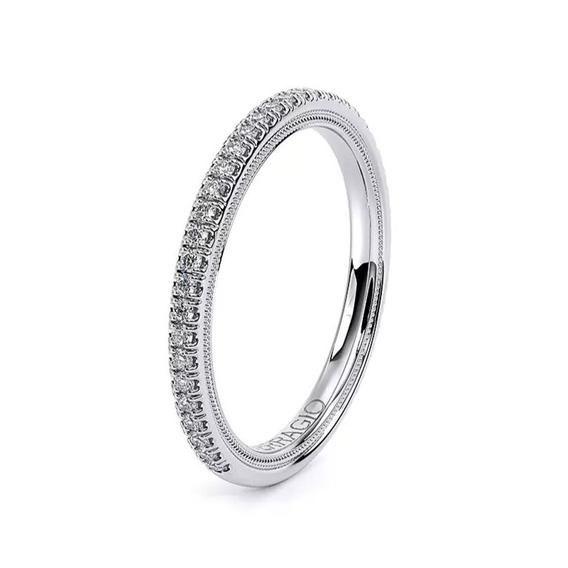14K White Gold Band Ring Harris Jeweler Troy, OH