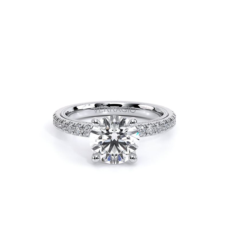 14K White Gold Solitaire Ring Harris Jeweler Troy, OH