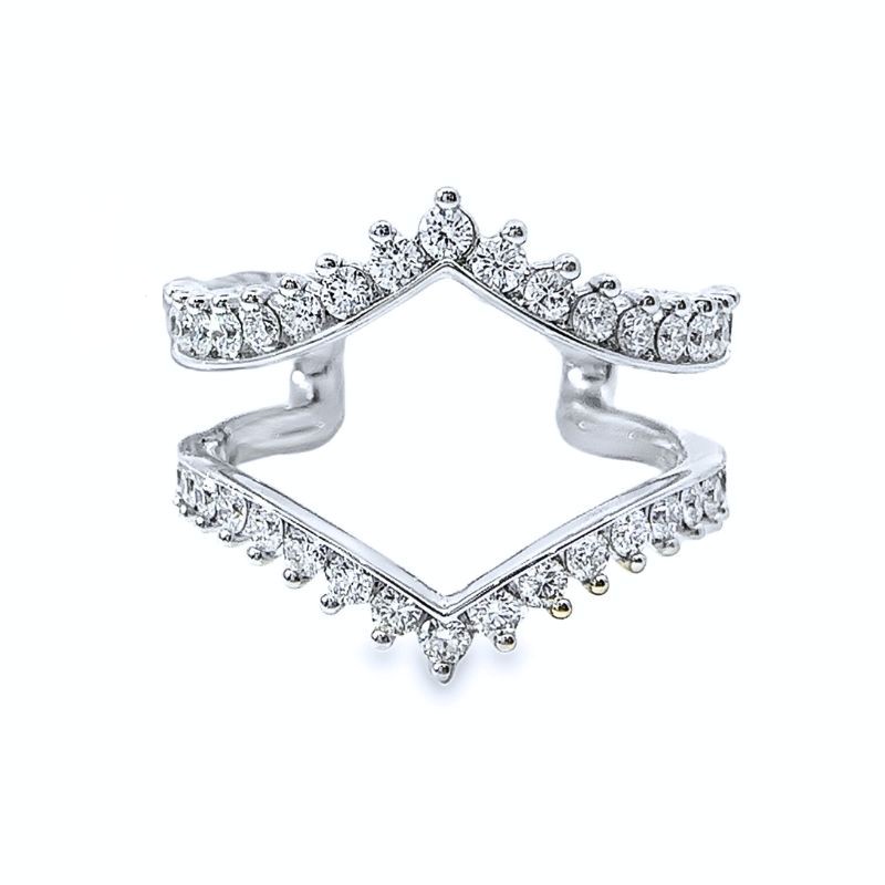 14K White Gold Insert/Jacket Ring Harris Jeweler Troy, OH