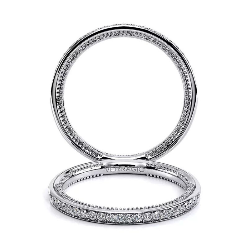 14K White Gold Band Ring Harris Jeweler Troy, OH