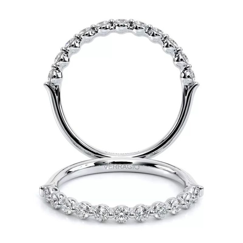14K White Gold Band Ring Harris Jeweler Troy, OH