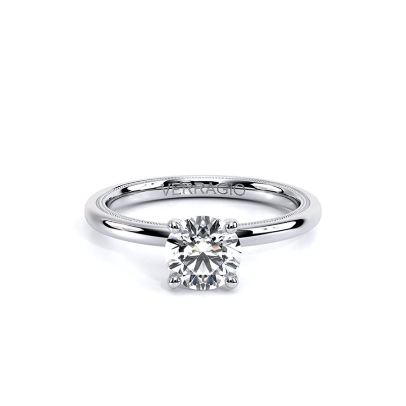14K White Gold Solitaire Ring Harris Jeweler Troy, OH