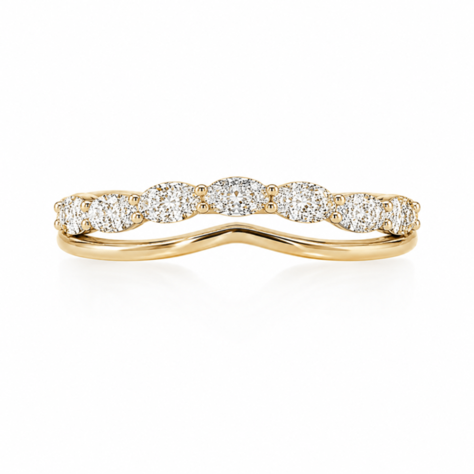 18K Yellow Gold Band Ring Harris Jeweler Troy, OH