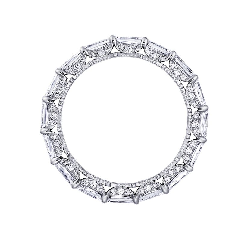 Tacori RoyalT Cushion Shape Diamond Eternity Band Image 2 Harris Jeweler Troy, OH