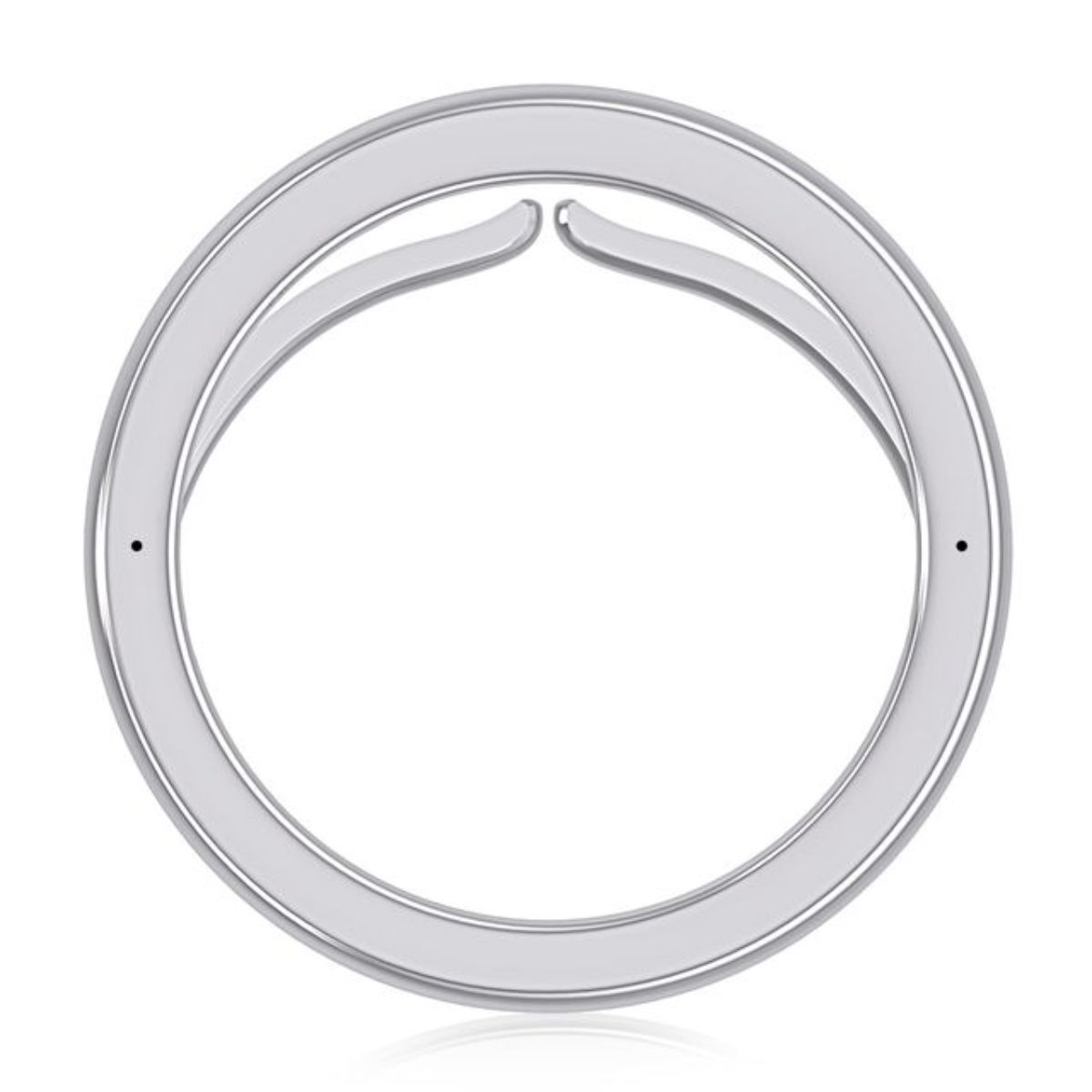 3.5MM Expandable A.Jaffe Wedding Band Image 2 Harris Jeweler Troy, OH