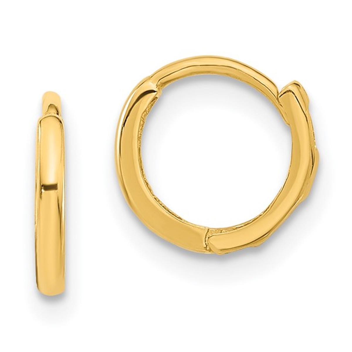 14K Yellow Gold Hoop Earrings Harris Jeweler Troy, OH