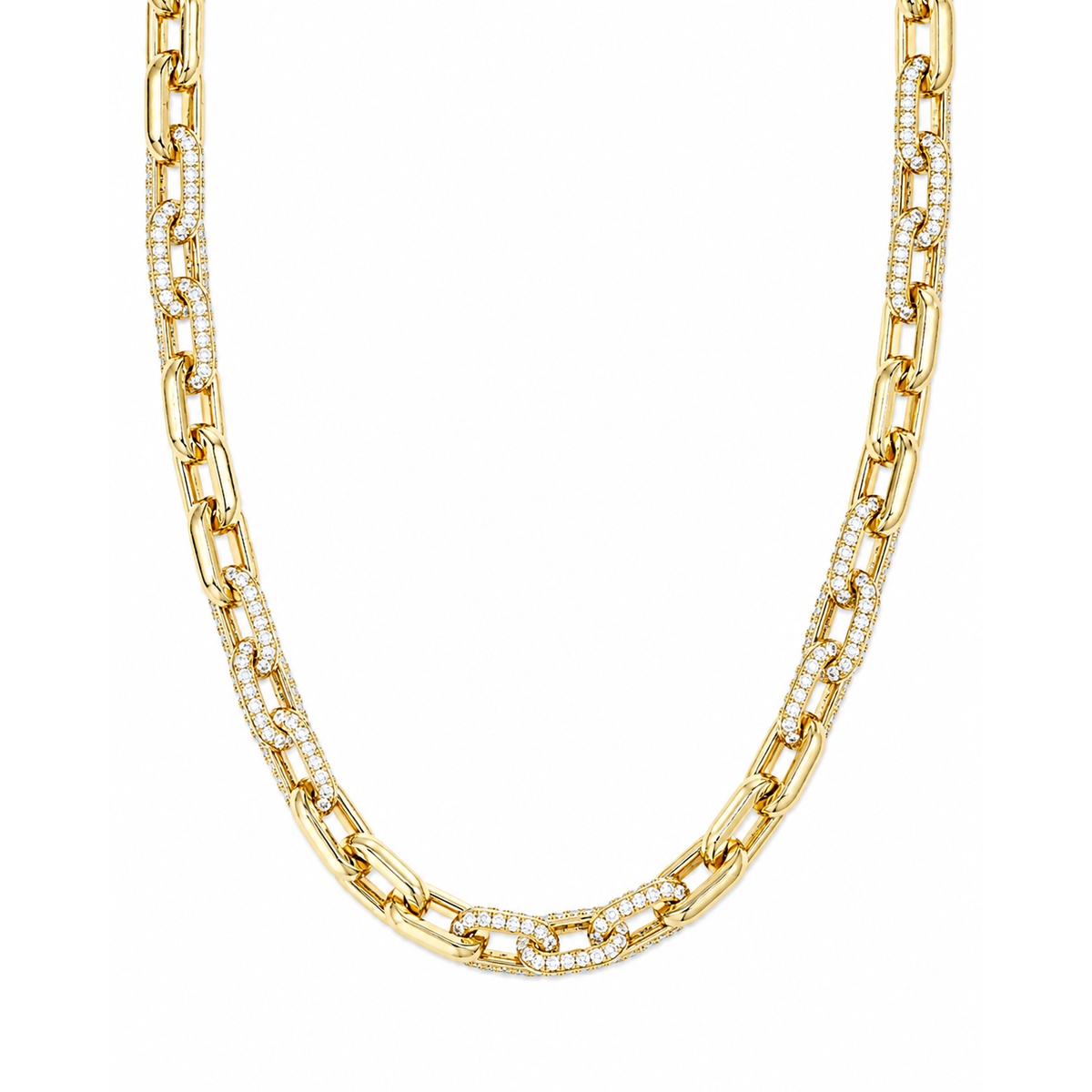 Melinda Maria Frankie Pave Chain Necklace Harris Jeweler Troy, OH
