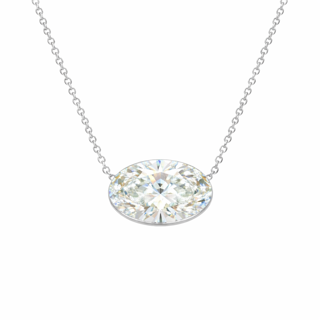 14K White Gold Pendant Necklace Harris Jeweler Troy, OH