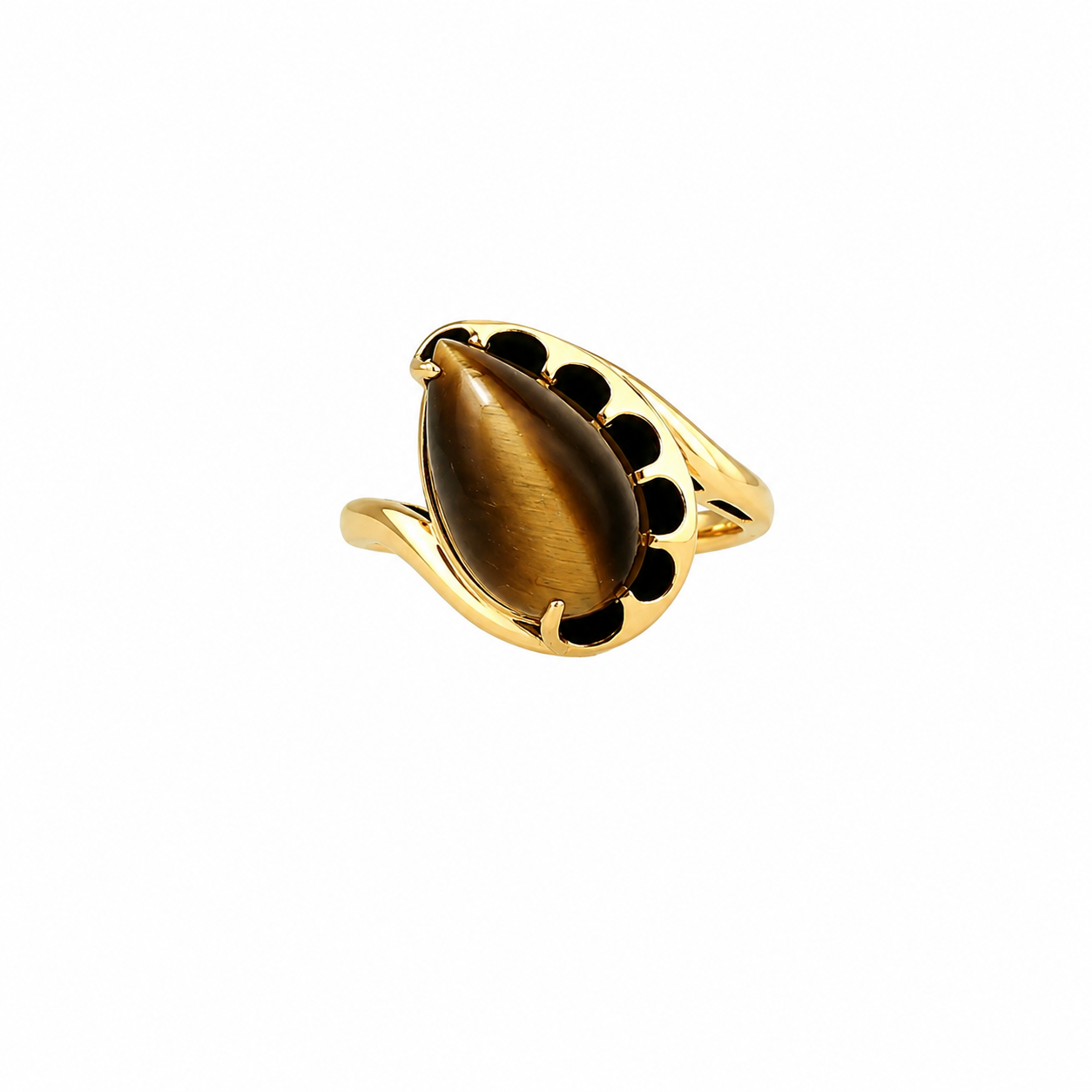 Tigers Eye Estate Ring Harris Jeweler Troy, OH