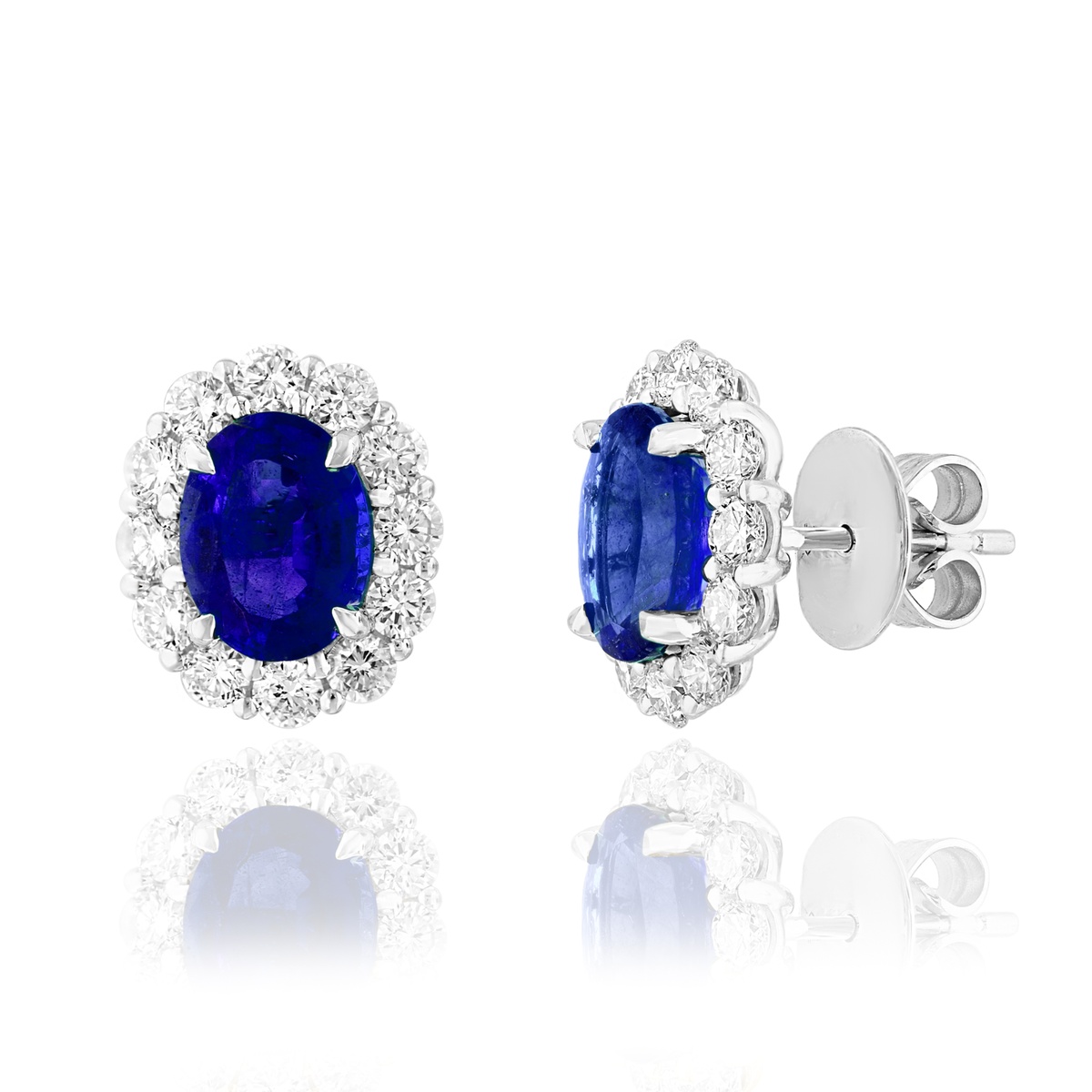 18K White Gold Earrings Harris Jeweler Troy, OH