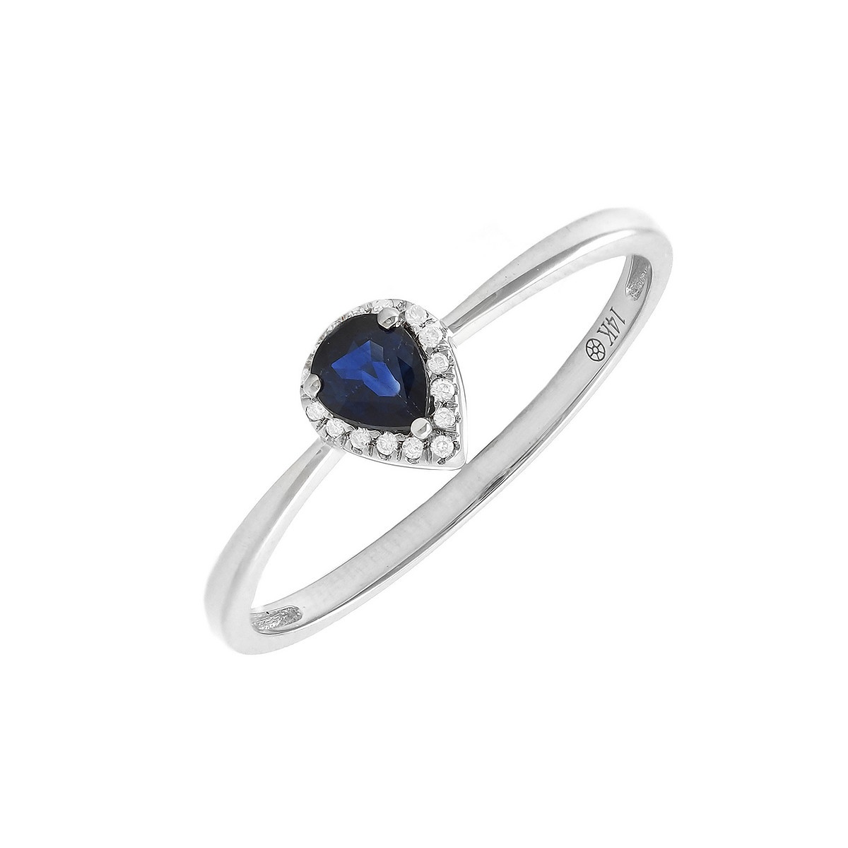 14K White Gold Ring Harris Jeweler Troy, OH