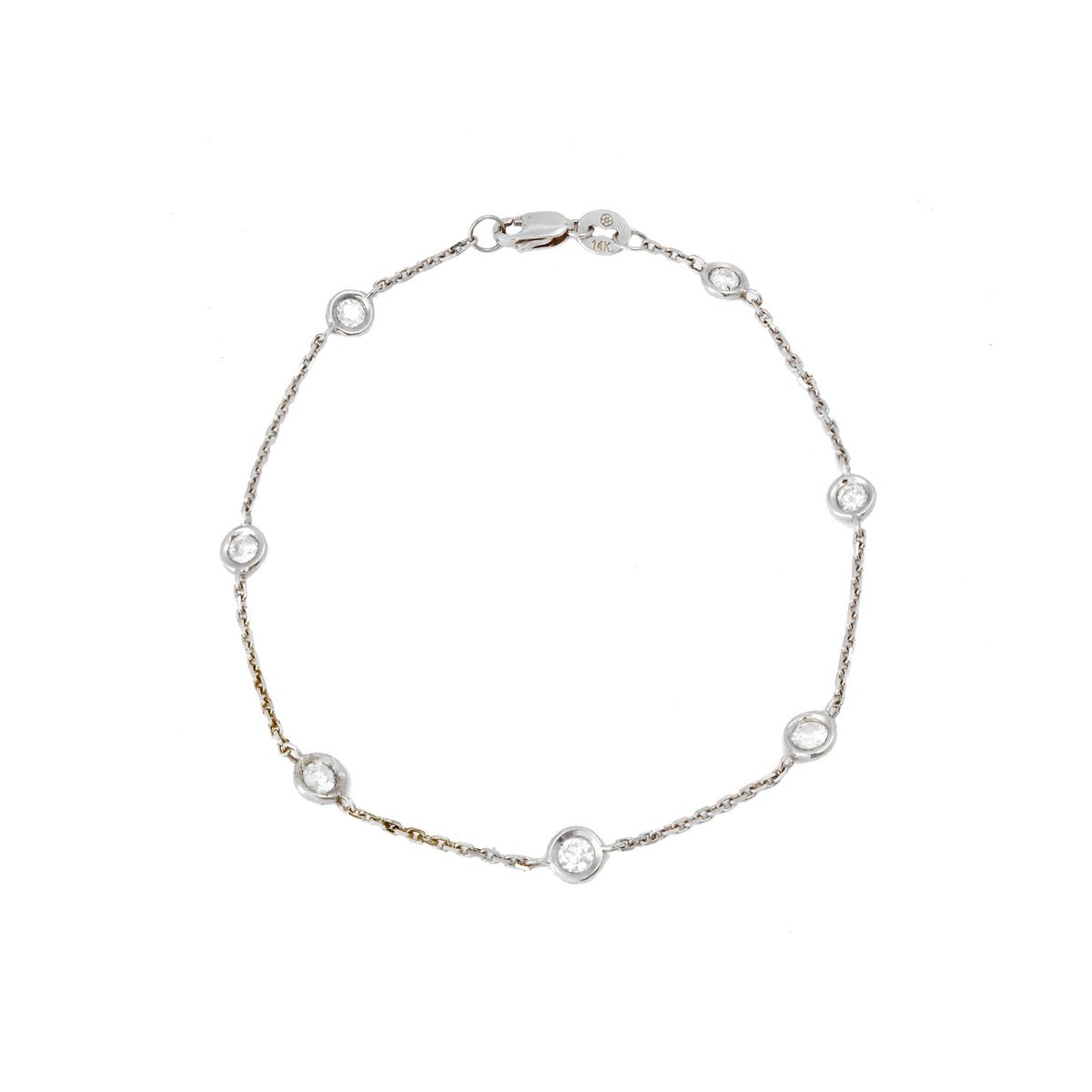 14K White Gold Bracelet Harris Jeweler Troy, OH