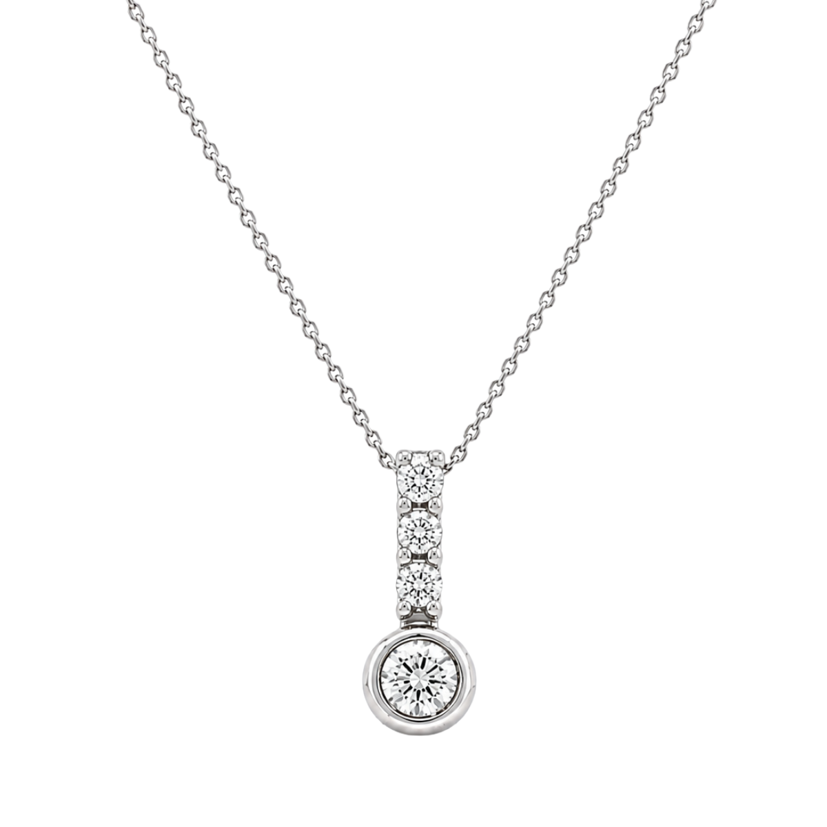 Diamond Drop Necklace Harris Jeweler Troy, OH