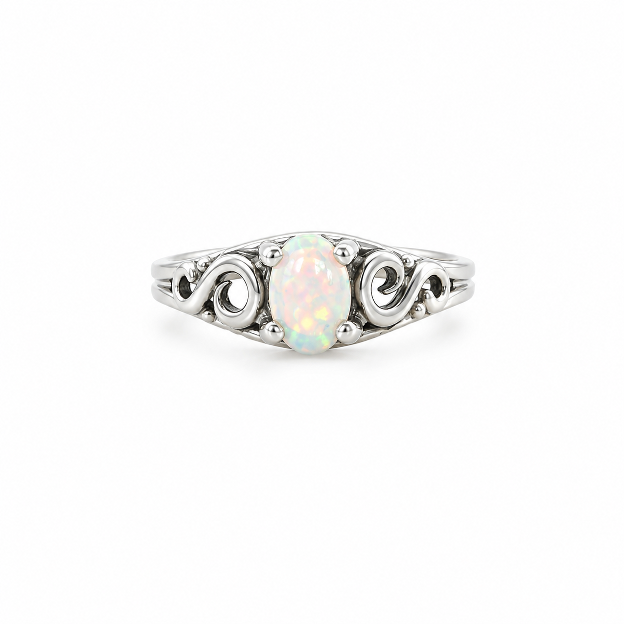 Handmade Opal Estate Ring Harris Jeweler Troy, OH