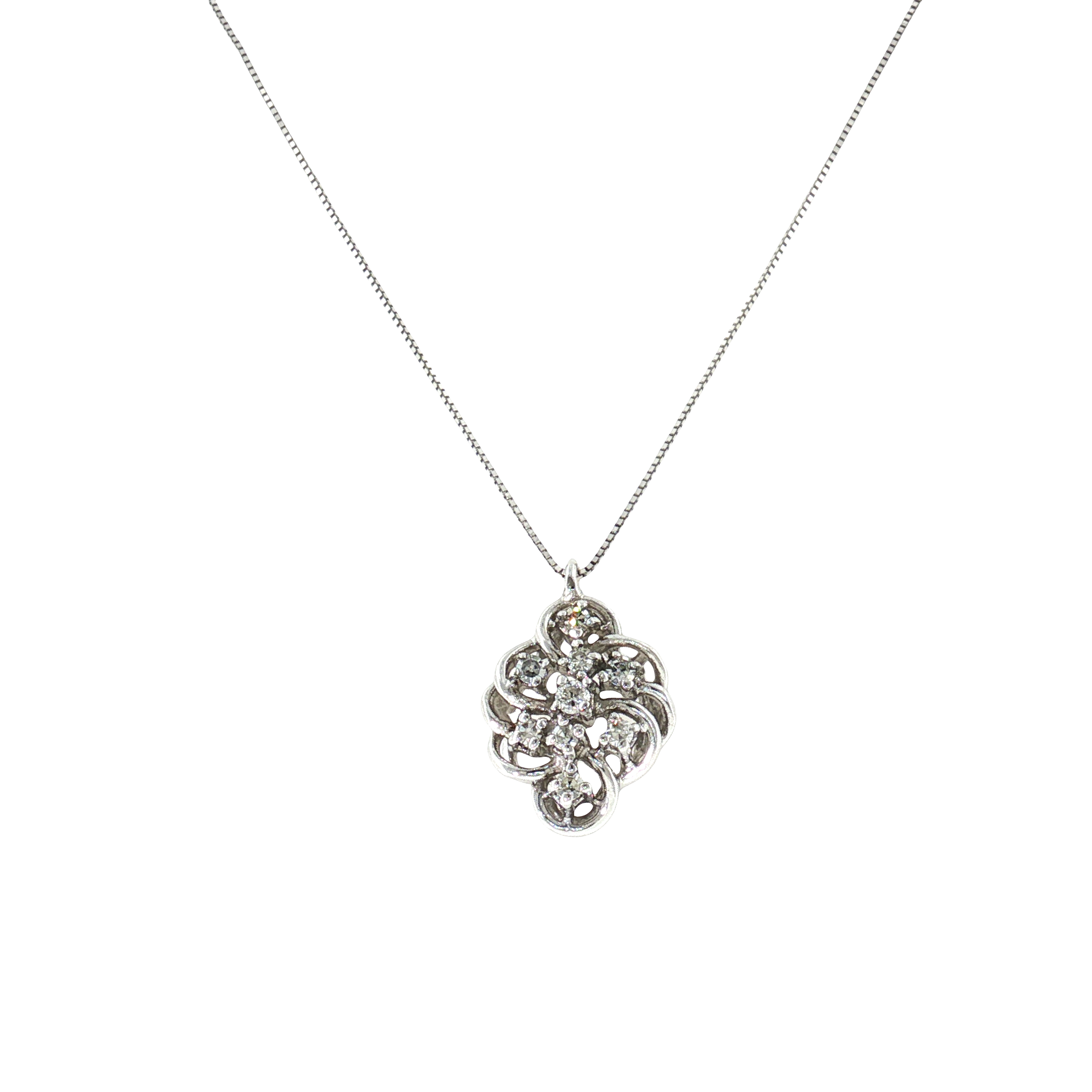 Free-Form Diamond Necklace Harris Jeweler Troy, OH