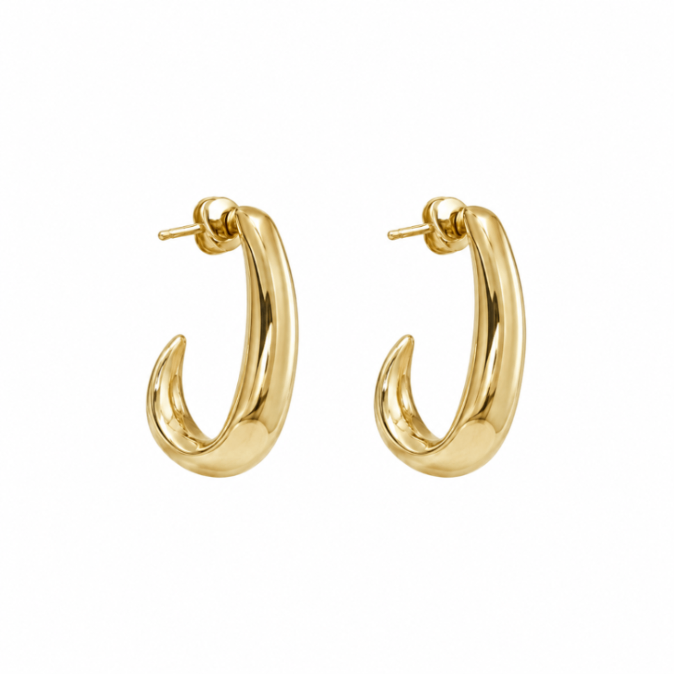 Half Hoop Estate Earrings Harris Jeweler Troy, OH