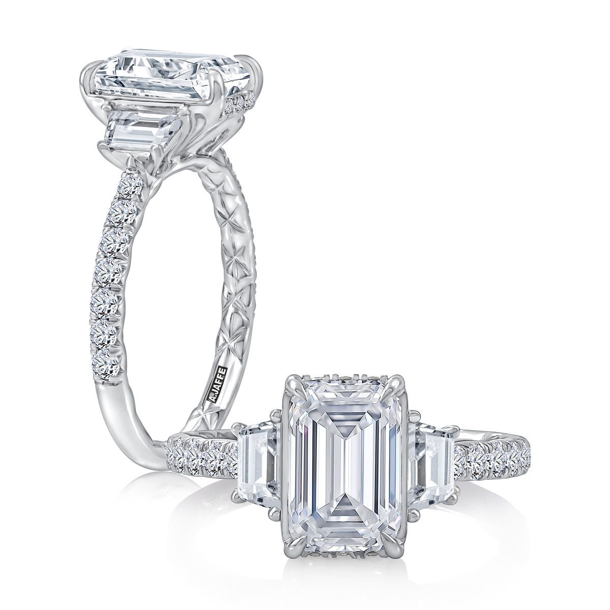 A. Jaffe Diamond Semi-Mount Engagement Ring Harris Jeweler Troy, OH