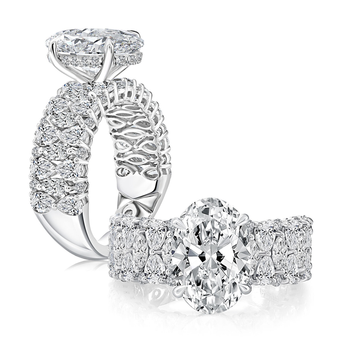 A. Jaffe Diamond Semi-Mount Engagement Ring Harris Jeweler Troy, OH