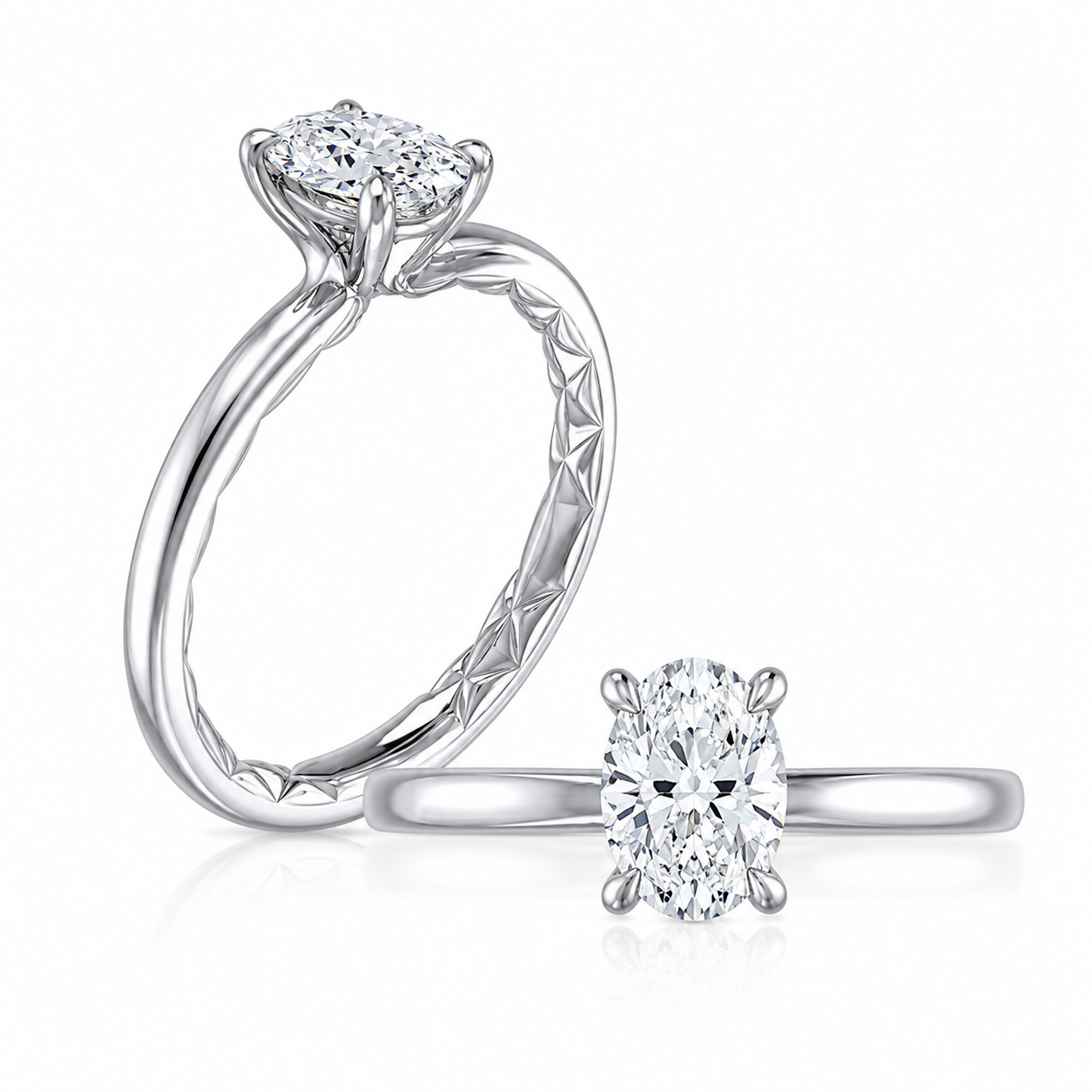 A. Jaffe Diamond Semi-Mount Engagement Ring Harris Jeweler Troy, OH