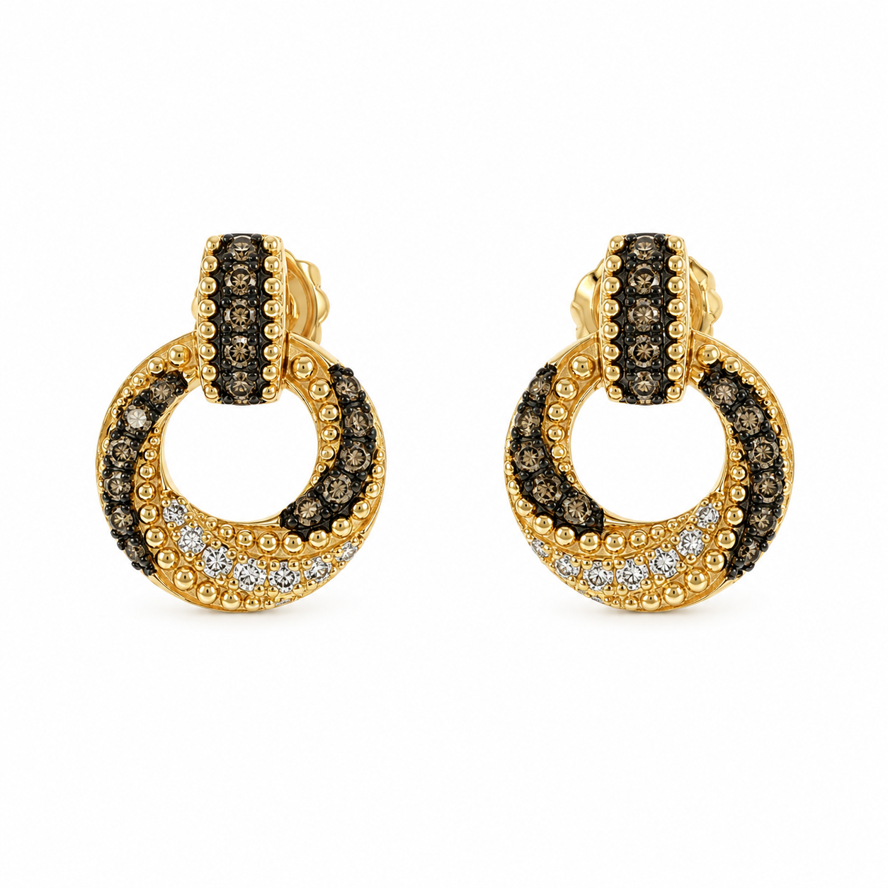 Le Vian Circle Swirl Earrings Harris Jeweler Troy, OH