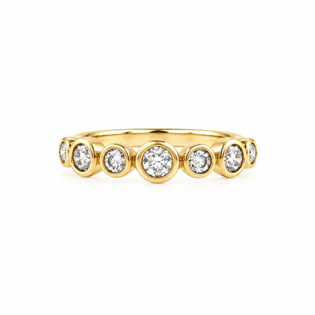 Diamond Bezel Ring Harris Jeweler Troy, OH
