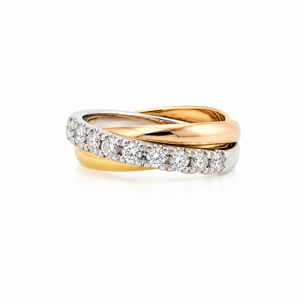 Diamond Crossover Ring Harris Jeweler Troy, OH