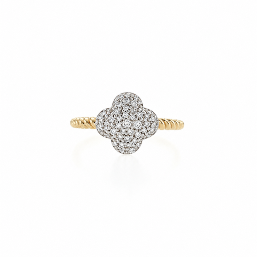 Diamond Clover Ring Harris Jeweler Troy, OH