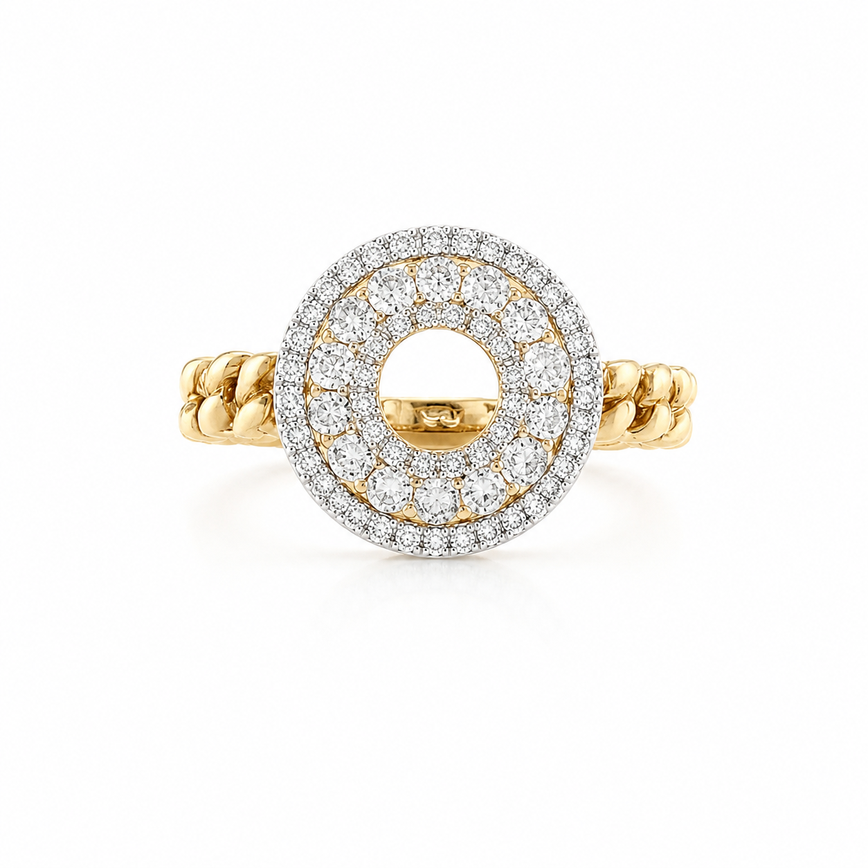 Diamond Disk Ring Harris Jeweler Troy, OH