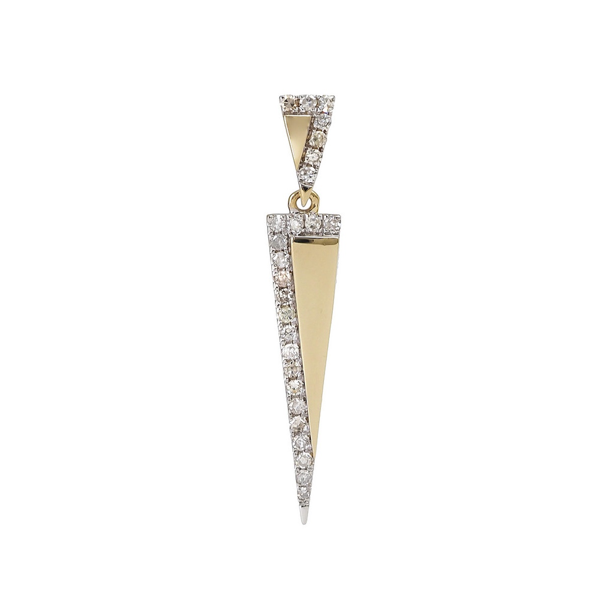 Diamond Pointed Drop Pendant Harris Jeweler Troy, OH