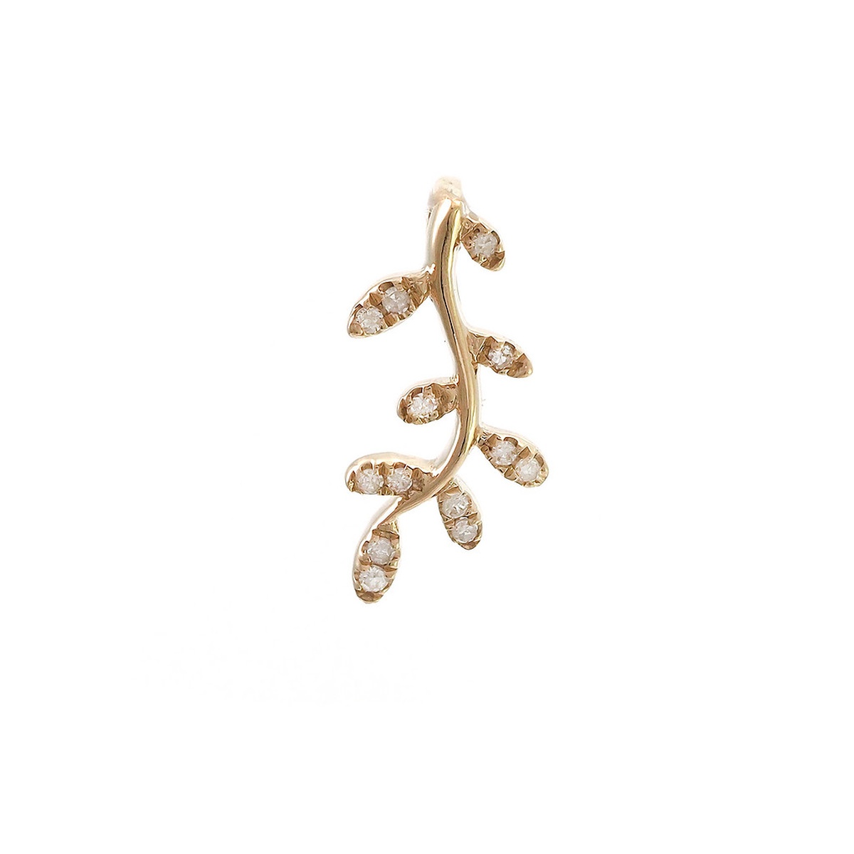 Diamond Leaf Frond Pendant Harris Jeweler Troy, OH