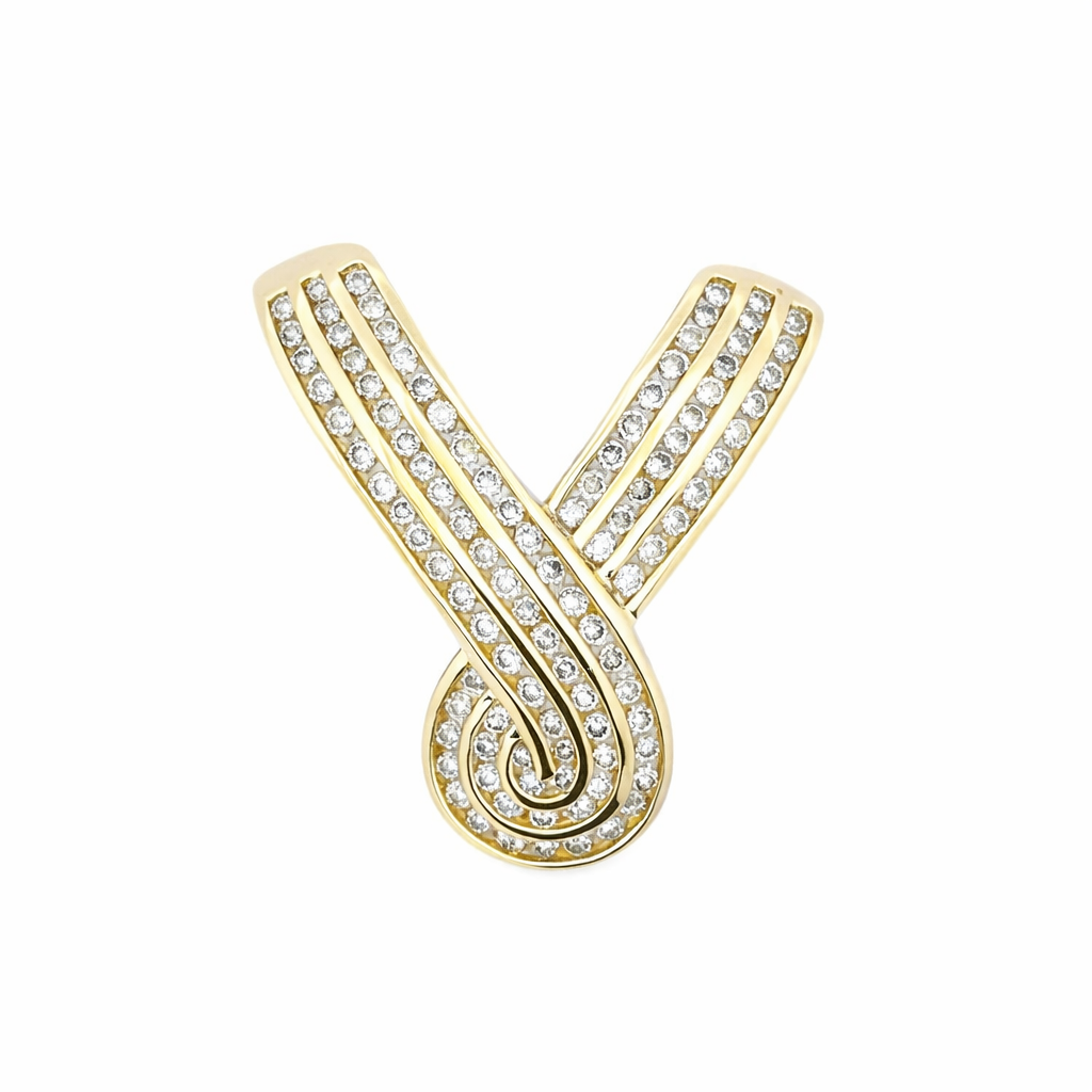 2CTW Diamond Estate Slide Pendant Harris Jeweler Troy, OH