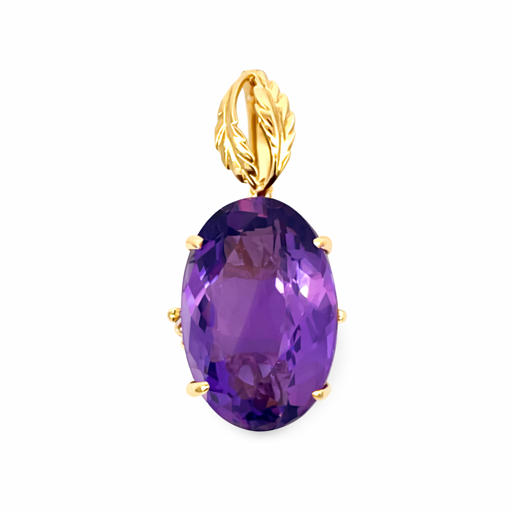 Handmade Amethyst Estate Pendant Harris Jeweler Troy, OH