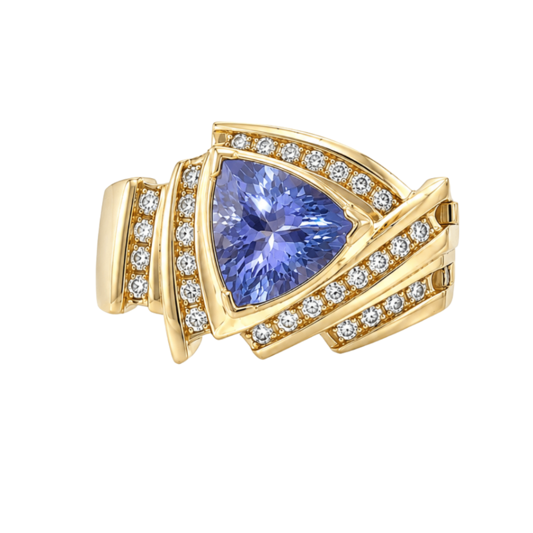 Le Vian Tanzanite and Diamond Estate Ring Harris Jeweler Troy, OH