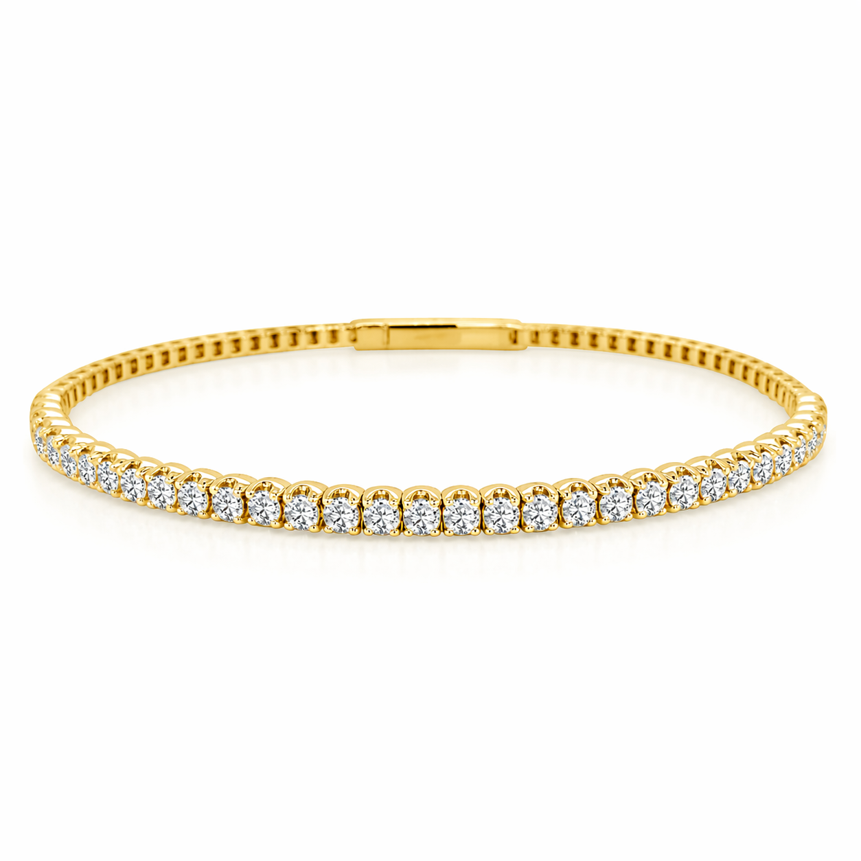 1/2CTW Diamond Flexi Bangle Bracelet Harris Jeweler Troy, OH