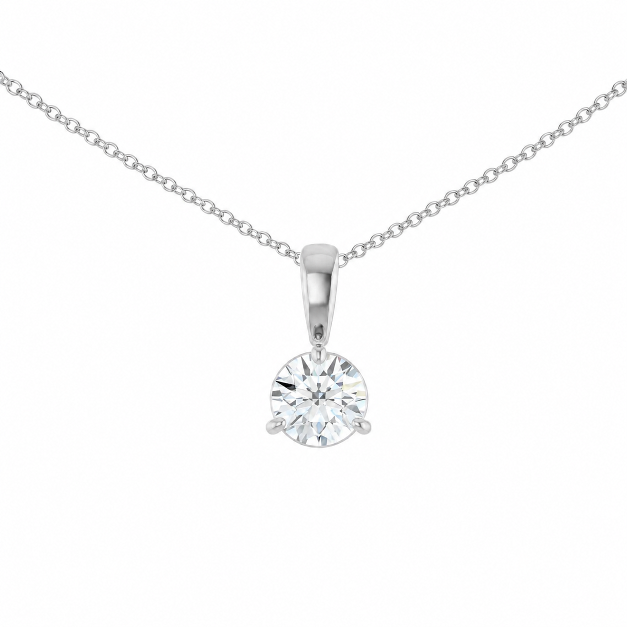 1/10CT Diamond Solitaire Necklace Harris Jeweler Troy, OH