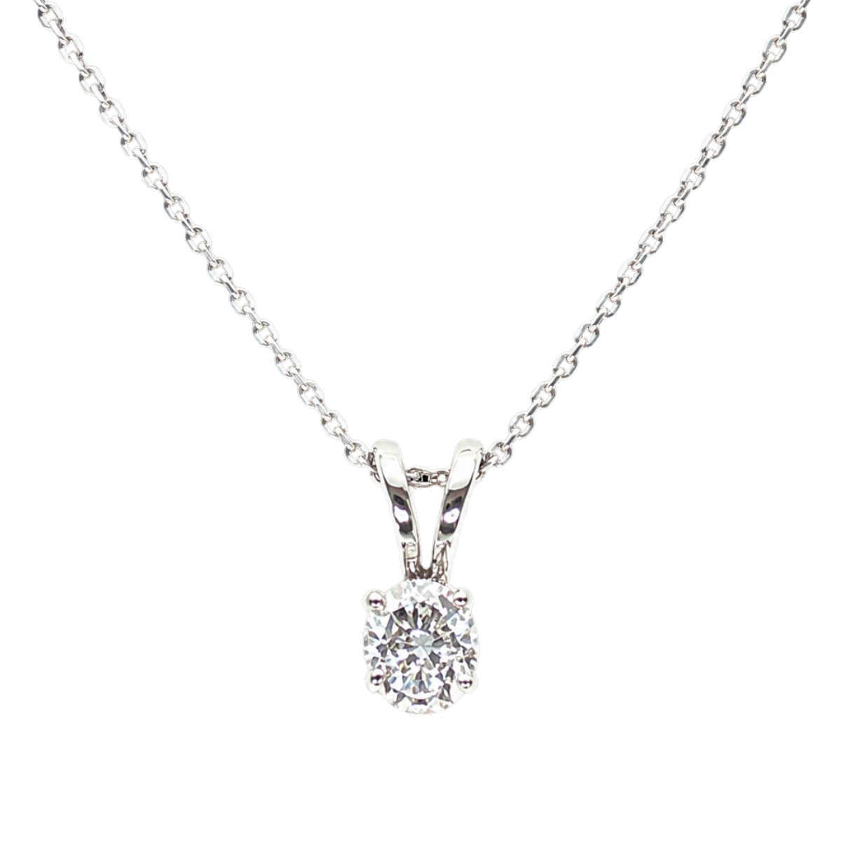 1/10CT Diamond Solitaire Necklace Harris Jeweler Troy, OH