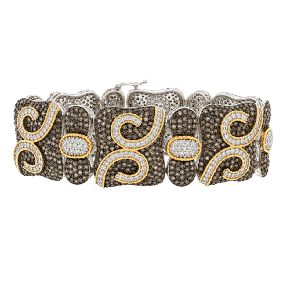 Champagne Diamond Estate Bracelet Harris Jeweler Troy, OH