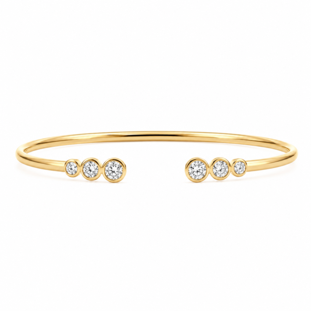 Diamond Bangle Bracelet Harris Jeweler Troy, OH