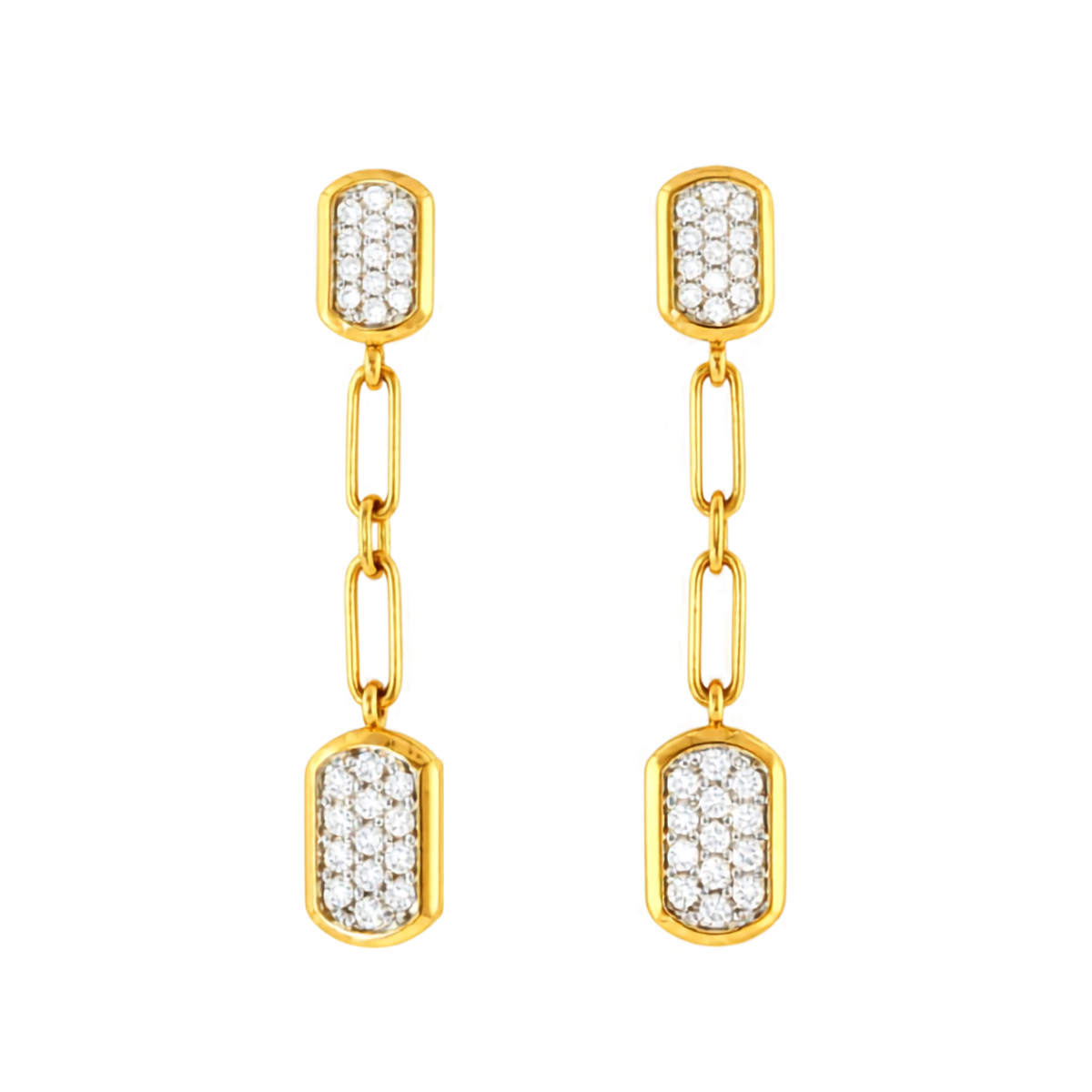 Diamond Dangle Earrings Harris Jeweler Troy, OH