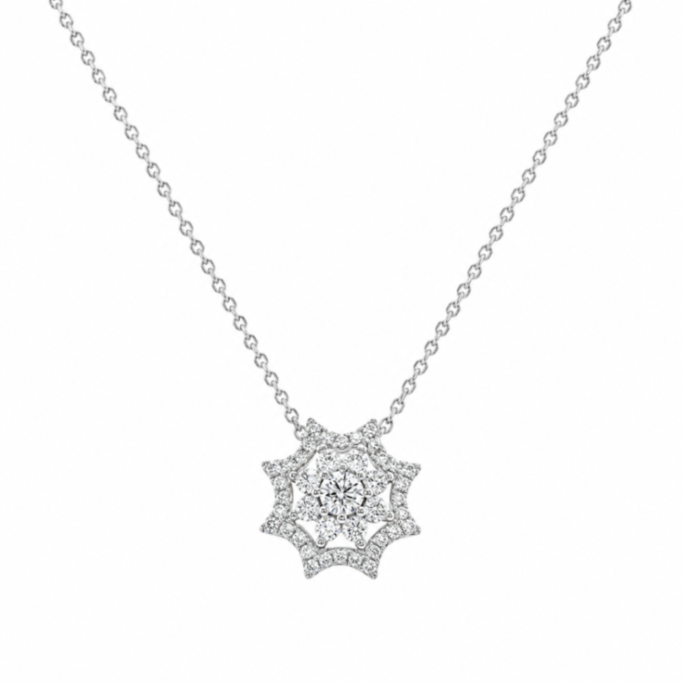 Diamond Star Pendant Necklace Harris Jeweler Troy, OH