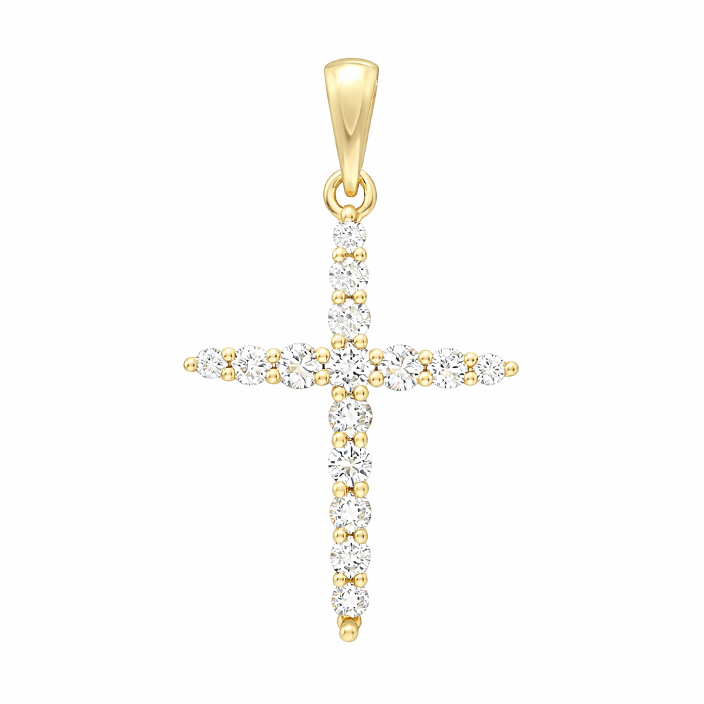 Diamond Cross Necklace Harris Jeweler Troy, OH