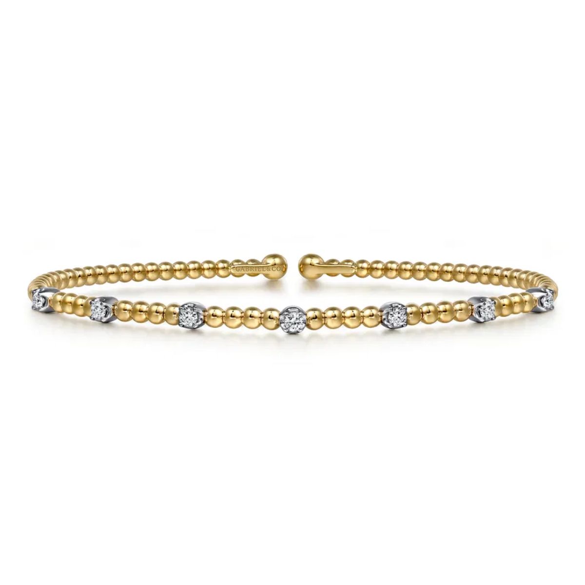Gabriel & Co. Diamond Station Bujukan Bracelet Harris Jeweler Troy, OH