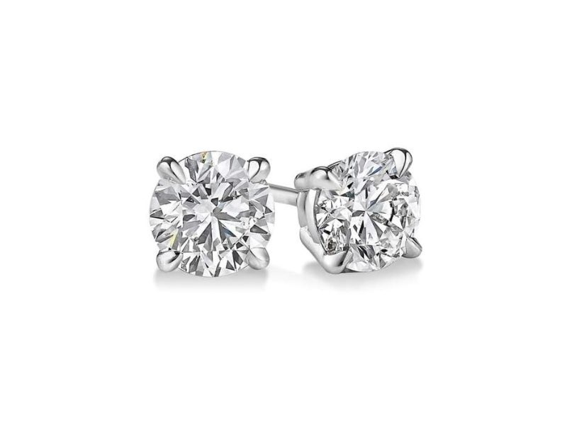 1CTW Lab-Grown Diamond Stud Earrings Harris Jeweler Troy, OH