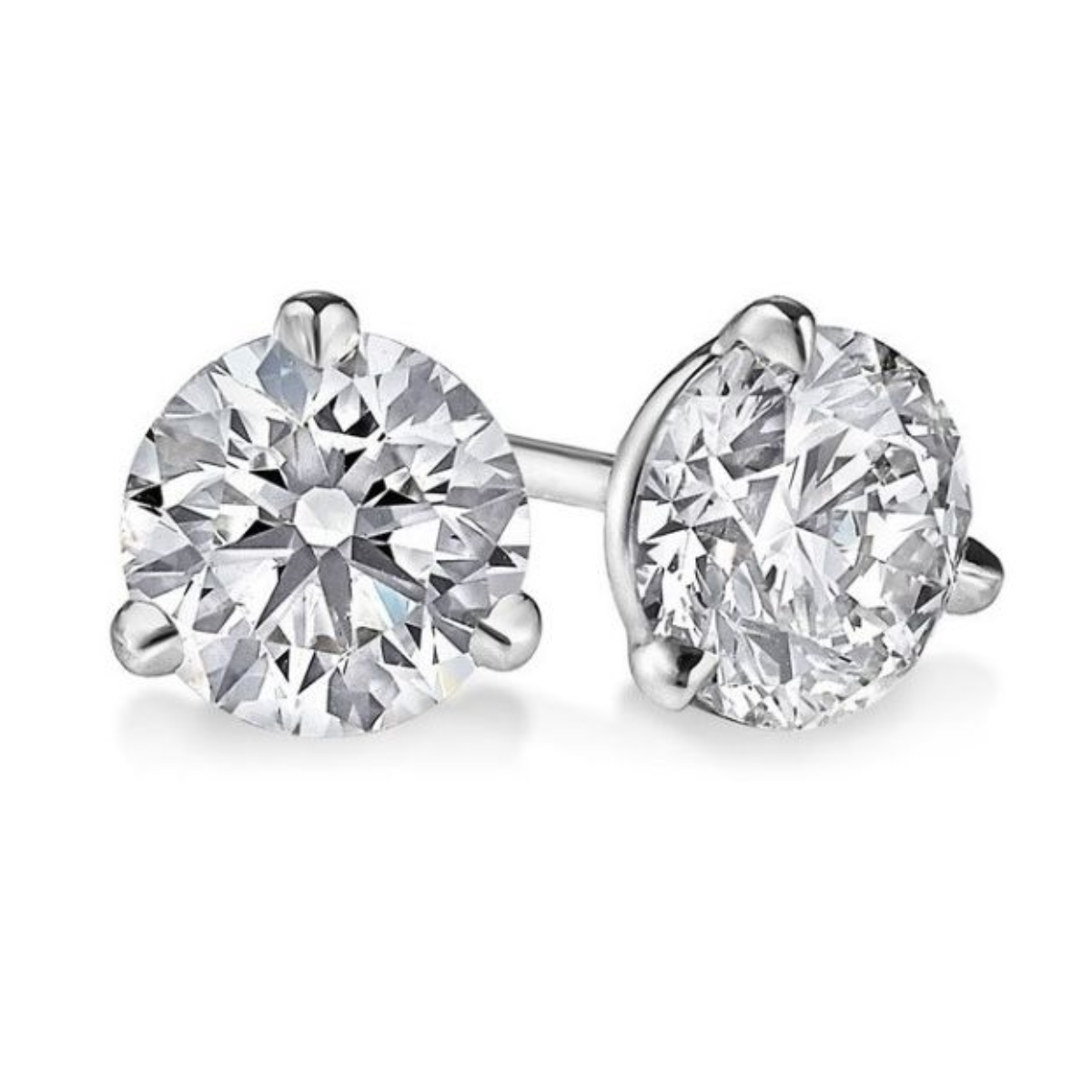 5CTW Lab-Grown Diamond Stud Earrings Harris Jeweler Troy, OH