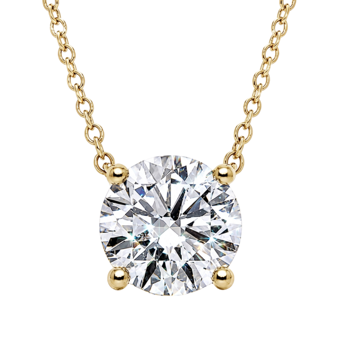 1CT Lab-Grown Diamond Solitaire Pendant Harris Jeweler Troy, OH