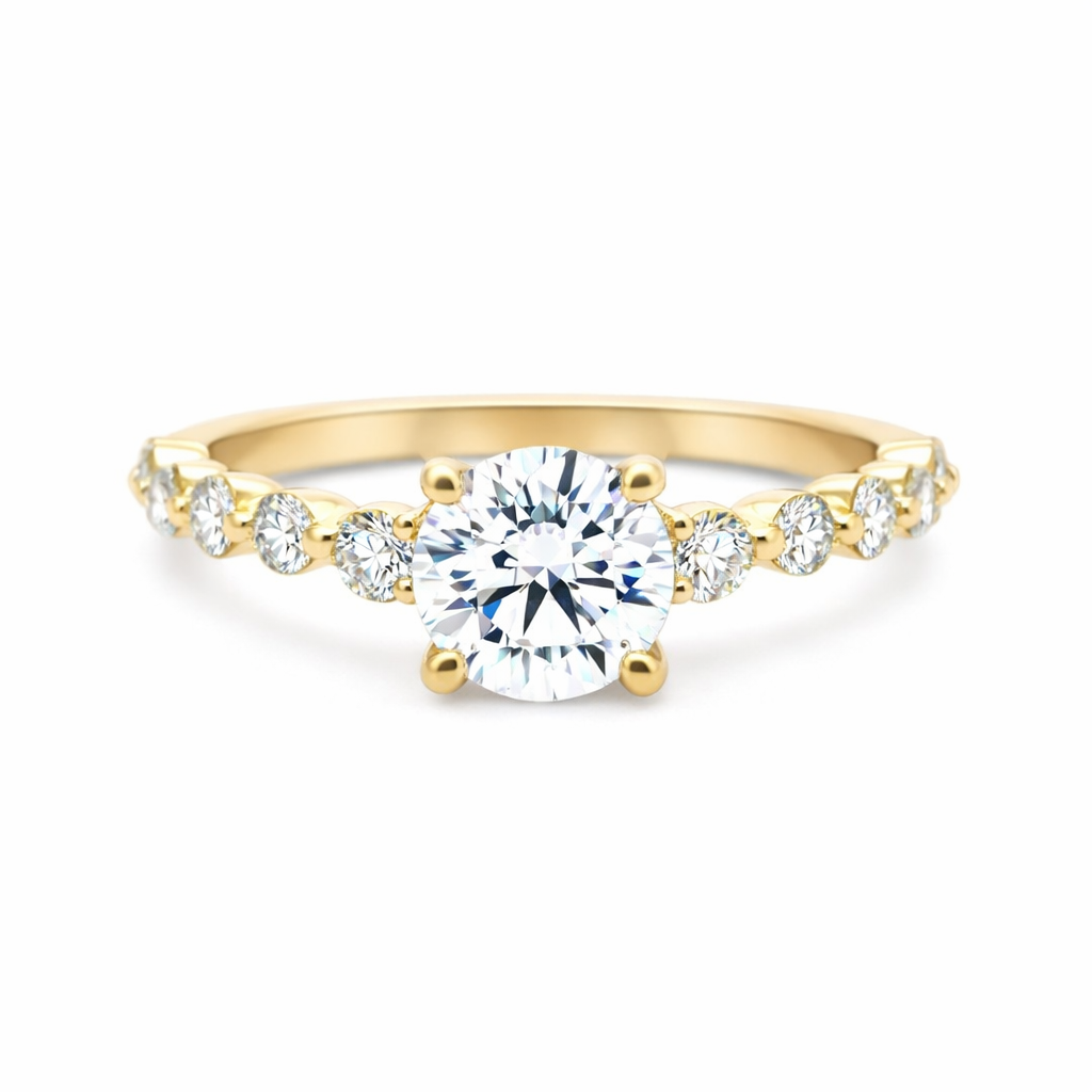 Round Diamond Semi-Mount Engagement Ring Harris Jeweler Troy, OH