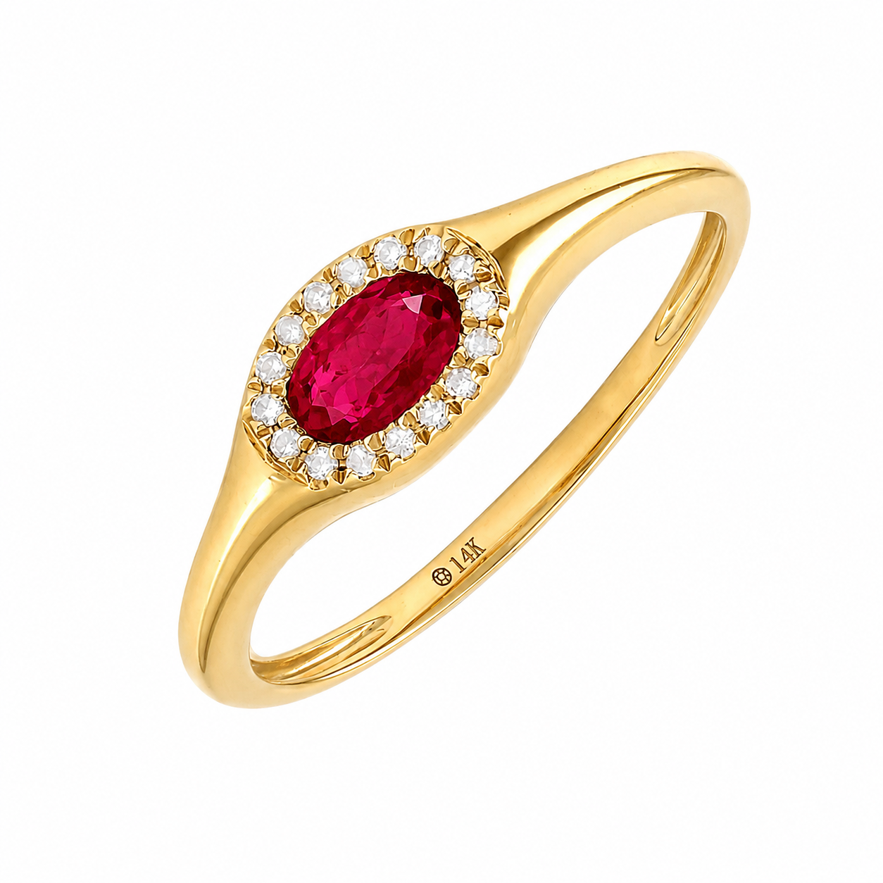 Ruby and Diamond Ring Harris Jeweler Troy, OH